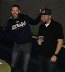 Joey and Dugan having some fun at PK Bowling Night!